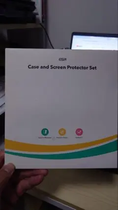 ESR Sidekickシリーズ iPhone 12 Mini 透明ブルー