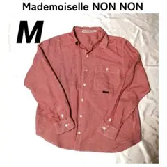 マドモアゼルノンノン☆長袖シャツ ギンガムチェック M 秋服