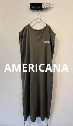 AMERICANA 完売品　日本製　ロゴ入り　2wayノースリーブワンピース