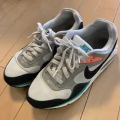 Nike Air Max スニーカー グレー/ブラック/オレンジ　25センチ