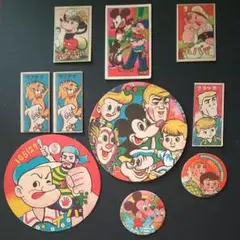 【米国キャラクター】ミッキー&ベティ&ポパイめんこ15枚セット 昭和めんこ 2025年最新】ミッキーめんこの人気アイテム - メルカリ