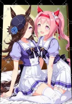ウマ娘 プリティーダービー ウマ娘 百合 ブロマイド L版 83