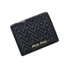 【 美品 】miumiu NAPPA IMPUNTURE NERO