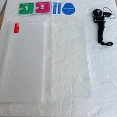 Awubaige 1枚Xperia 1V 用ガラスフィルム + ケース クリア
