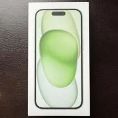 【美品】Apple iPhone 15 本体 128GB グリーン SIMフリー