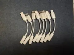 Apple純正　Lightning-3.5 mm stereo jack 8本