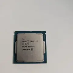 動作品 Intel Core i3-8100 CPU