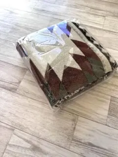 ❤️匿名配送❤️90x90cm ブランケット マルチラグ オルテガ柄 民族柄 大きめ
