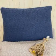 イブル　ピローケース　クラウド　インディゴブルー