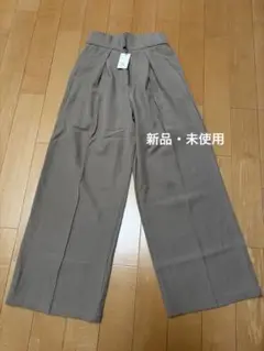【Lumier リュミエ】ジップタックワイドパンツ