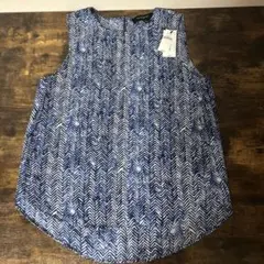 【summerSALE新品未使用品BANANAREPUBLIC青柄ノースリーブ】