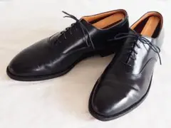 Alden 932 Black Plain Toe Balmoral