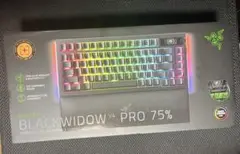 RAZER BLACKWIDOW V4 PRO 75% オレンジ軸