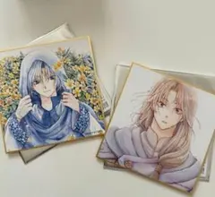 暁のヨナ 非売品 ハク クリアファイル ＋ 花とゆめ展 50周年 色紙 全コンプ 暁のヨナ 非売品 ハク クリアファイル ＋ 花とゆめ展 50周年