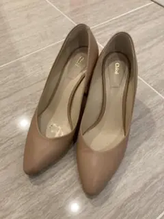 【Chloe/クロエ】ベージュパンプス★35★美品