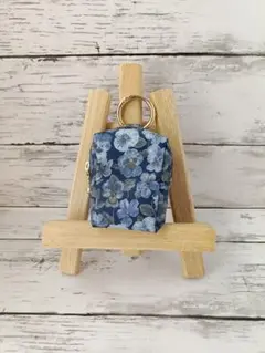ハンドメイド ラミネート ボックスミニポーチ リバティ シンクオブミー使用