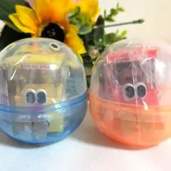 おすわりちゃんズ カプセルトイ ごきげんカラーver. / オレンジ・イエロー