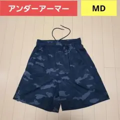 アンダーアーマー メンズ ハーフパンツ　トレーニングウェア　MD　ブラック迷彩柄