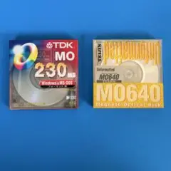 TDK MO 230MB & TEIJIN MO640 ディスクセット