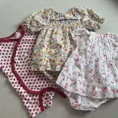 ZARAbaby ワンピース　ロンパース　セット