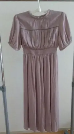 any SiS フレアスリーブ ワンピース