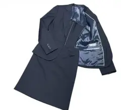 ★美品★ LES MUES スカートスーツ S 濃紺