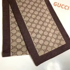 セール!GUCCI グッチ GG ロゴ マフラー ユニセックス