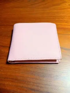 美品 MURA ムラ ピンク 二つ折り財布