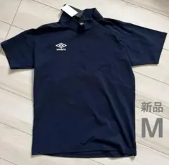 新品　アンブロ　ハーフジップ　半袖　Tシャツ　M 速乾　サッカー