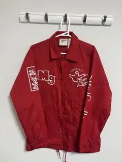 赤 ナイロンジャケット MARK GONZALES