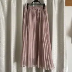 GU プリーツスカート S ピンク
