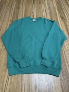 JERZEES ジャージーズ 緑色 クルーネック スウェット Lサイズ USA製
