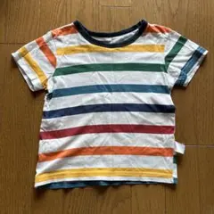 カラフルストライプTシャツ