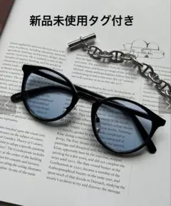 新品 CPCM サングラス ブルー ブラック ブルーレンズ