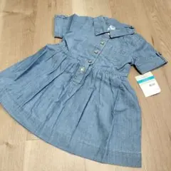 ■24Mカーターズ デニム風ワンピ