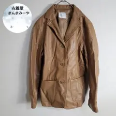 本革 羊革 高級 ラムレザー レザージャケット サイズ9