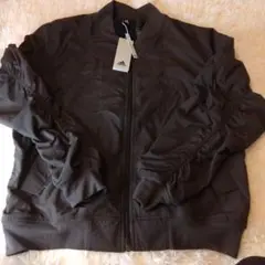 新品タグ付きadidas ダークグレー ジップアップジャケット
