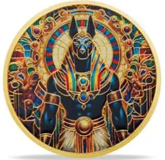 1pc 古代エジプトの守護犬記念チャレンジコイン