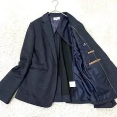大きいサイズ 未使用 ジャケット ウォッシャブル ストレッチ DELEGANT