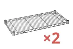スチールラックパーツ スチール棚板 幅59.5×奥行34.5cm 2ケ