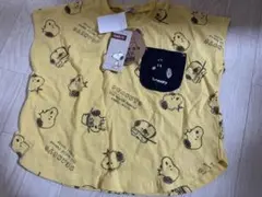 新品未使用　タグ付き　スヌーピー 100cm 黄色　総柄　Tシャツ
