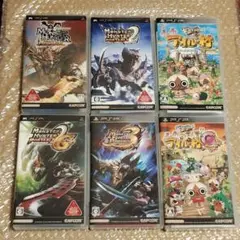 モンスターハンターポータブル 6作品セット【PSP】