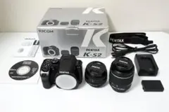 【人気一眼レフカメラ】PENTAX K-S2 Wズームレンズキット ※防湿庫保管