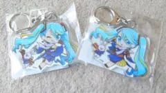 初音ミク(雪ミク) アクリルキーホルダー 2個セット