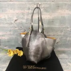 超美品 TOFFu0026LOADSTONE メタリックミンク レザー トートバッグ
