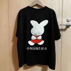 【新品未使用】しまむら　ミッフィー ナインチェ　サガラ　Tシャツ　黒　M