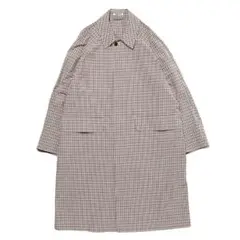 値下げ中 AURALEEオーラリー19ss チェック ステンカラーコート