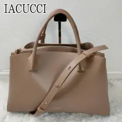 美品✨イアクッチ トートバッグ 2way ベラール M オールレザー ベージュ