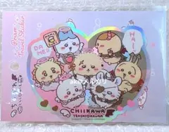 完売品‼️【新品未開封】ちいかわ　てんしとあくま　ビッグステッカー　集合　ハート