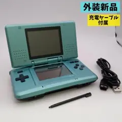 外装新品 初代DS本体 AGS002 ブルー　充電ケーブル付